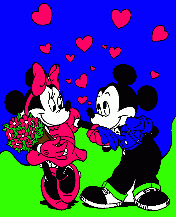MINI  Y  MIKI coloring page