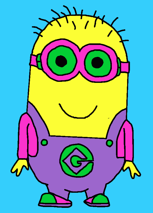 Minion coloring page