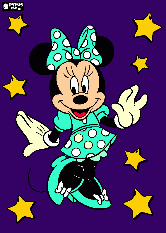 Miniy Mouse  coloring page