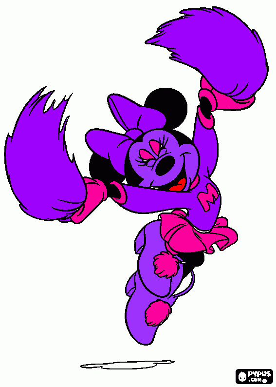 minney mouse coloring page