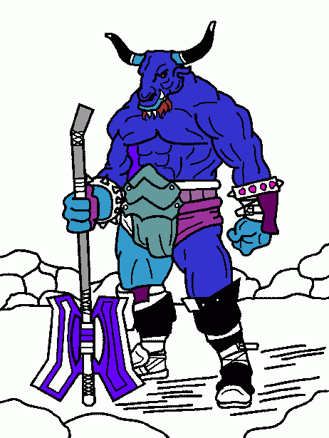 Minotauro coloring page