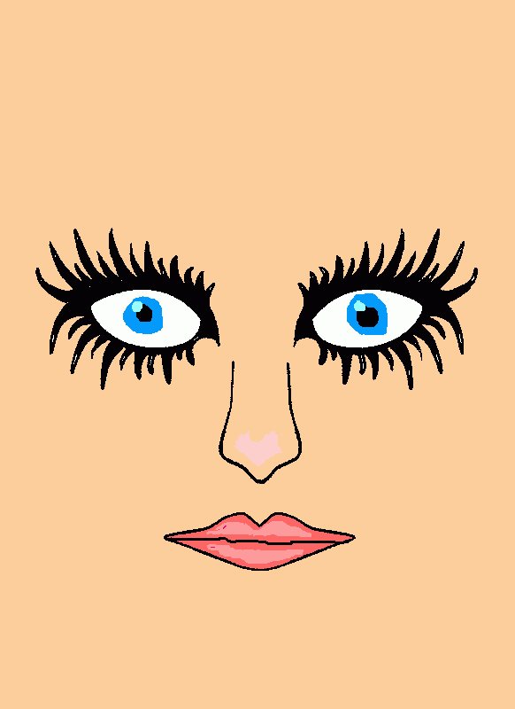 mirada coloring page