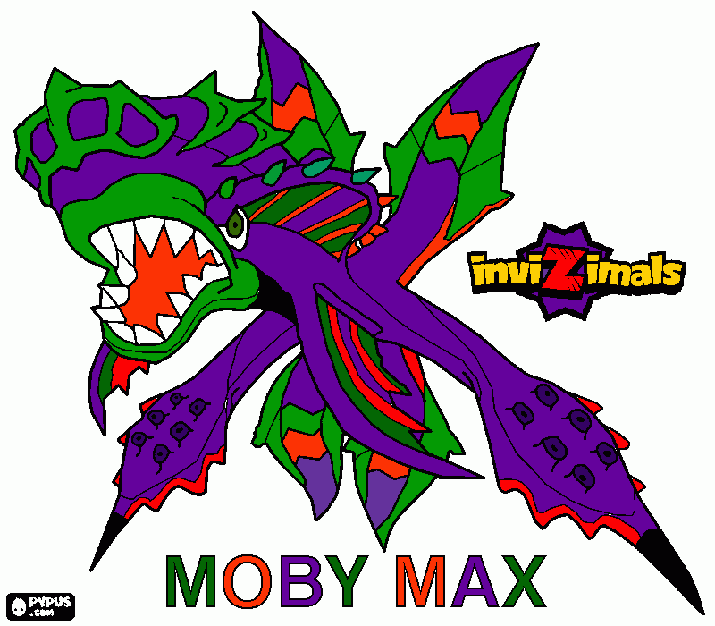 moby coloring page
