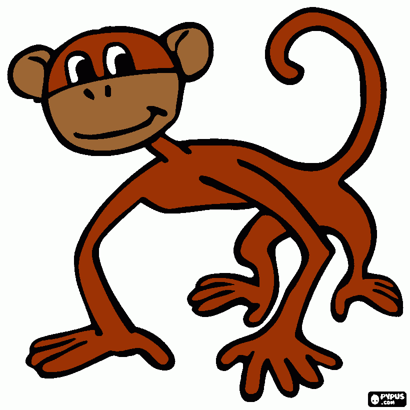 monk coloring page