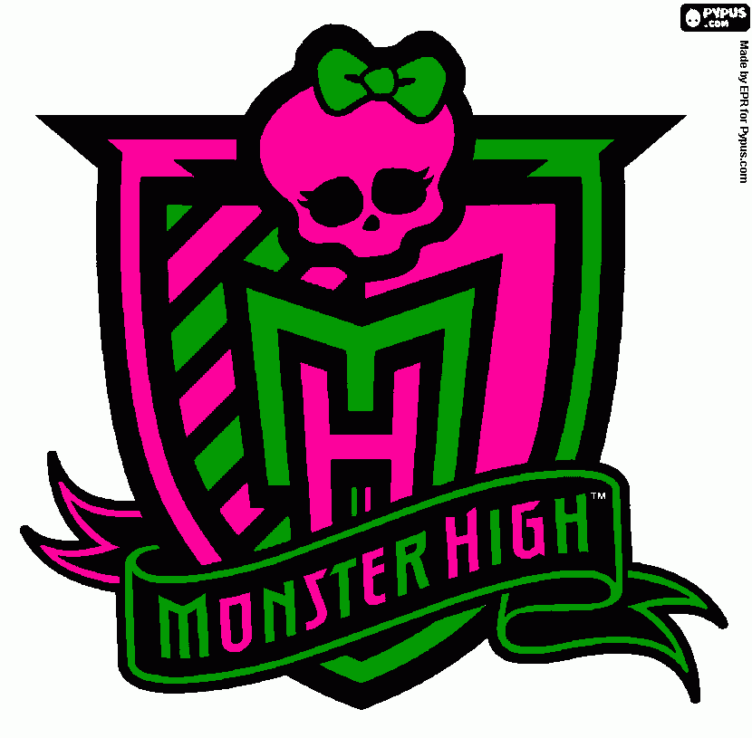 monster high picture coloring page