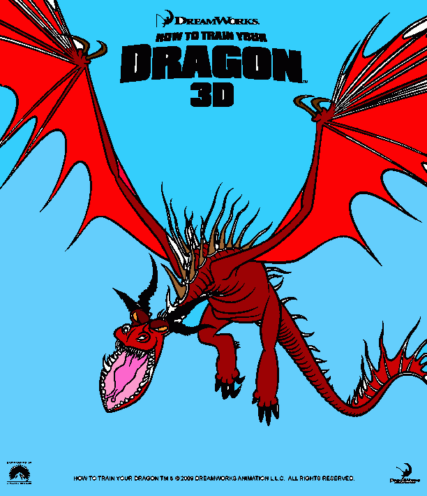 Monstrous Nightmare coloring page
