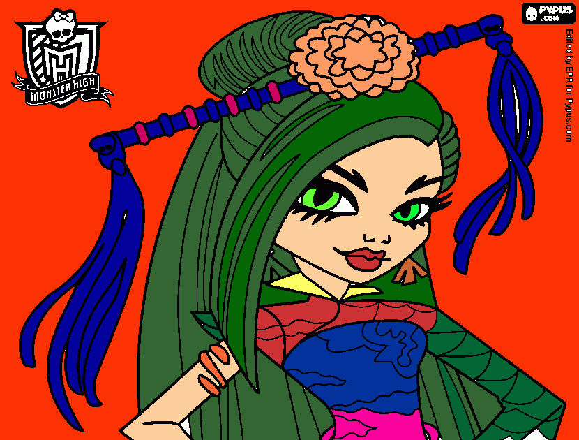 mosnter coloring page