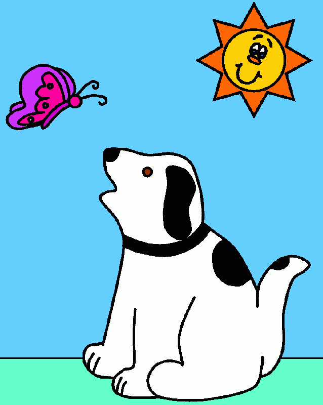 My Lost Dog Name: Hannah coloring page