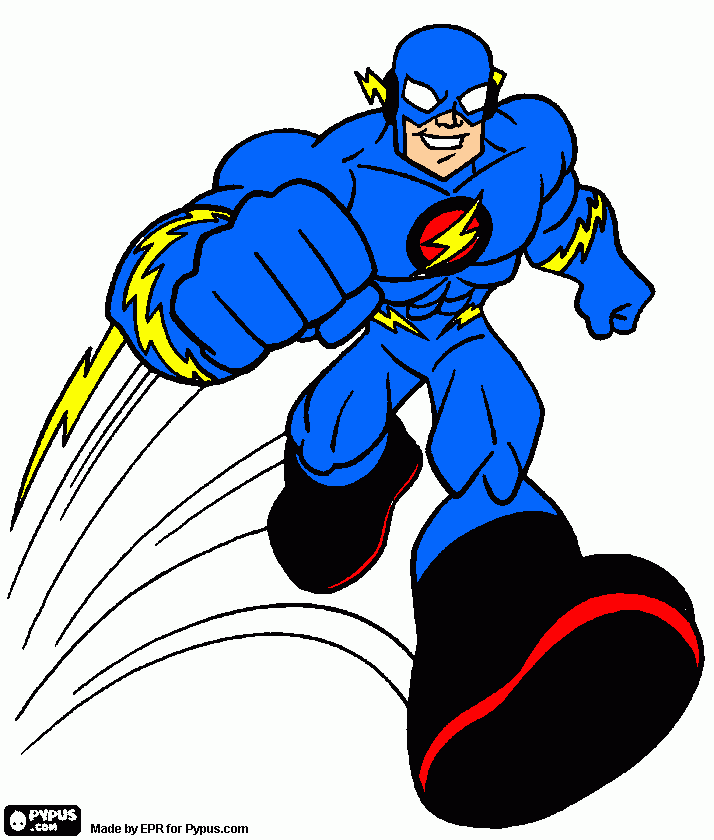 My New Superhero coloring page