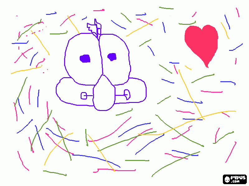 my pic:) coloring page