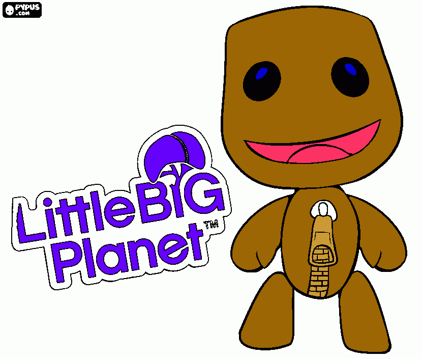 my sackboy coloring page