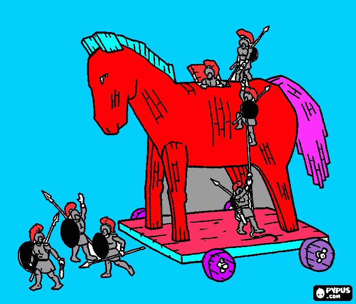 myth coloring page