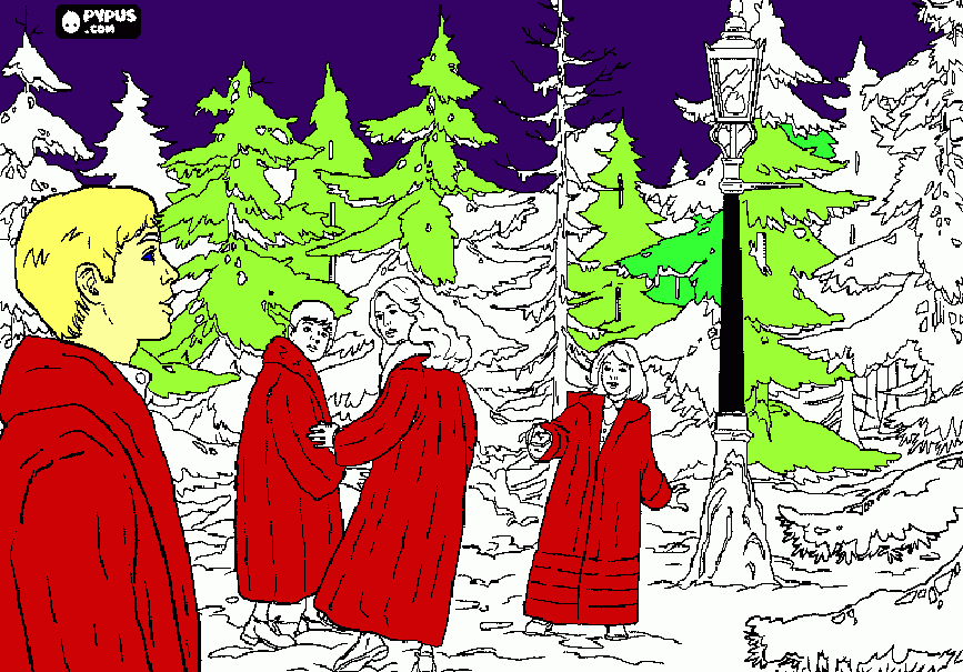 Narnia coloring page