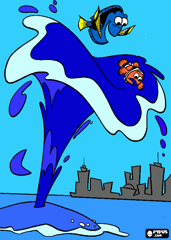 nemo coloring page