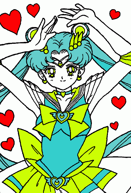 neptune coloring page