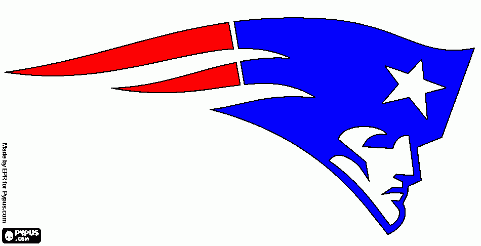 new england patriots coloring page
