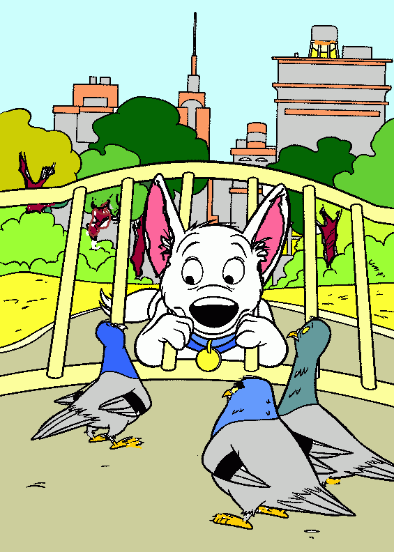 New York Bolt coloring page