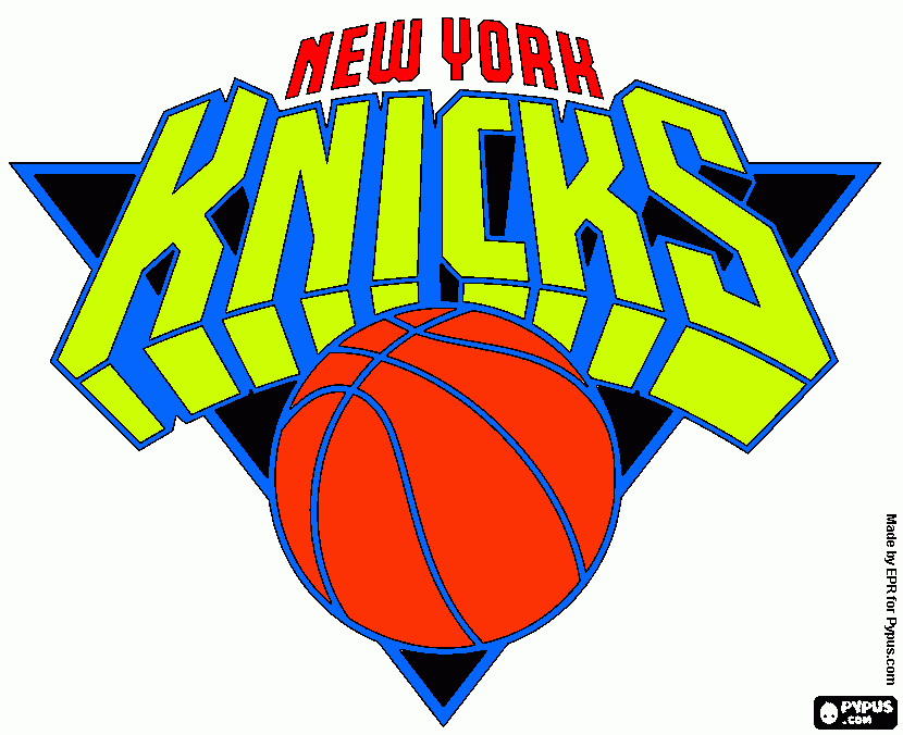 NEW YORK KNICKS coloring page