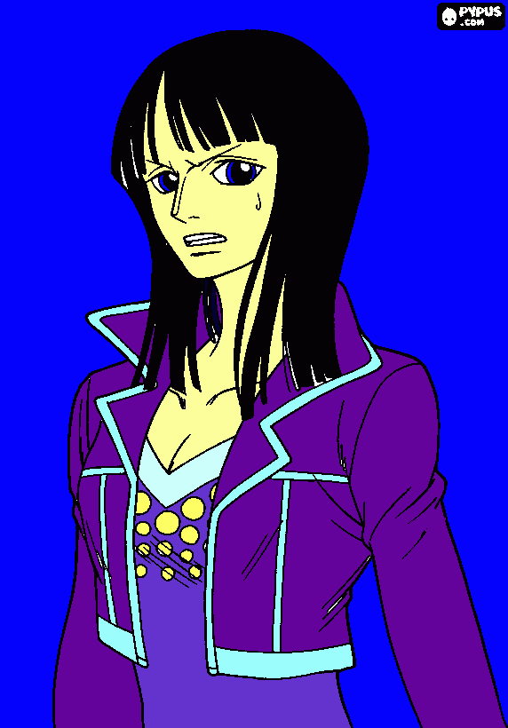 Nico Robin the Archaeologist coloring page