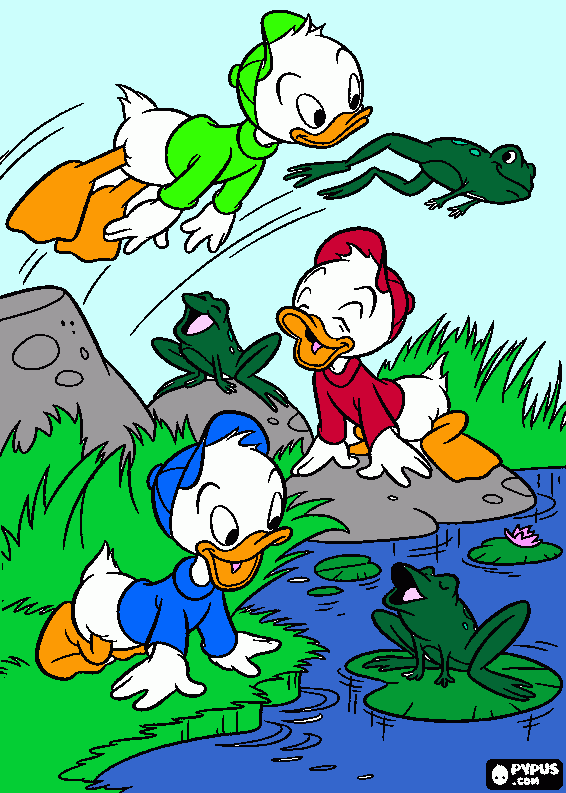 Niki,Tiki,Viki coloring page
