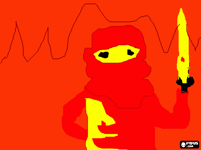 ninjago coloring page