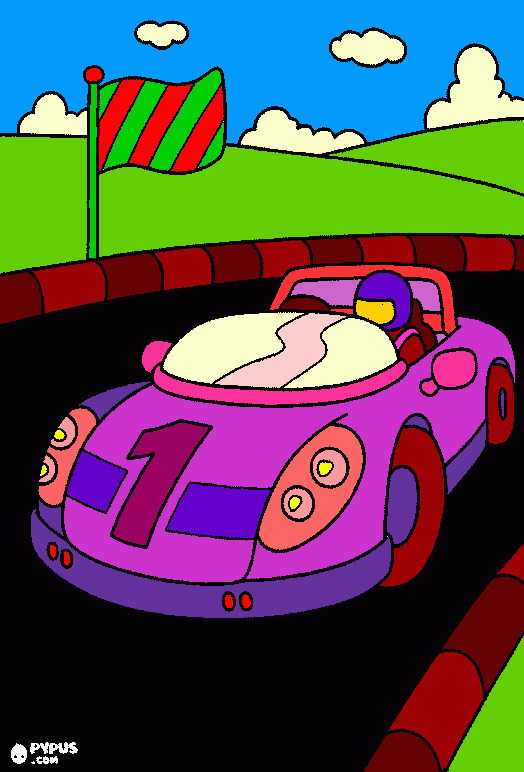 o masina coloring page
