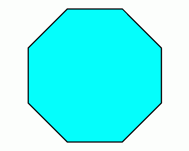 octagon coloring page