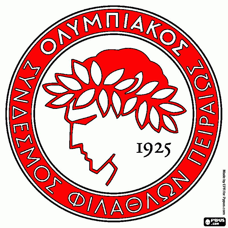 Olympiacos Piraeus Fc coloring page