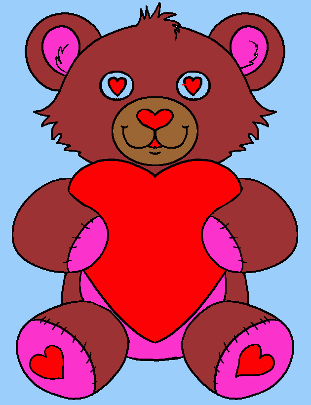 OSO PELUCHE coloring page