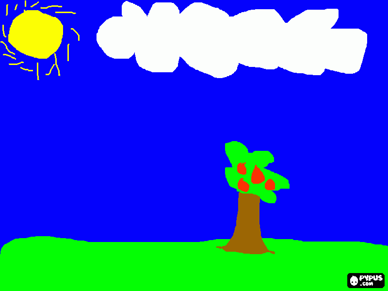 outside coloring page