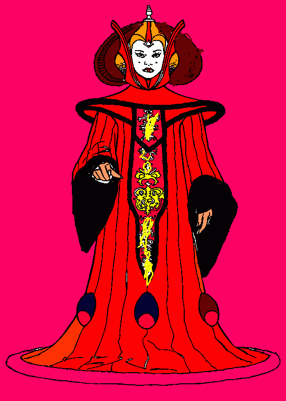 Padme Amidalla coloring page