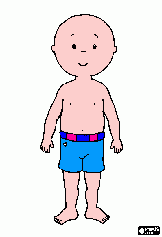 Paper boy coloring page