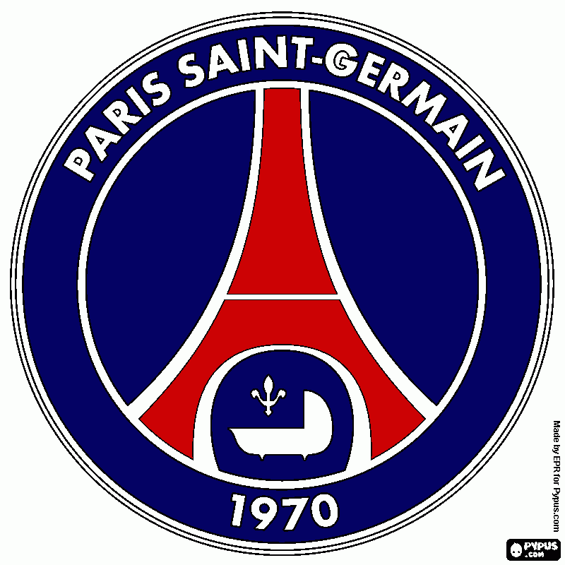 paris-saint-germain1970 coloring page