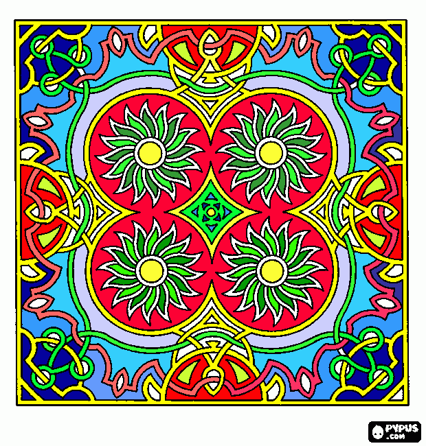 party cu culori :)))) coloring page