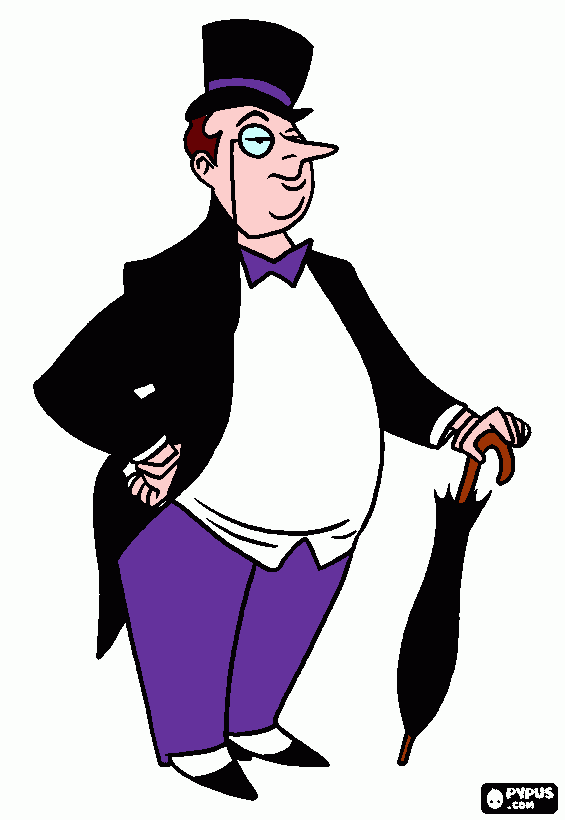 Penguin (Batman) coloring page