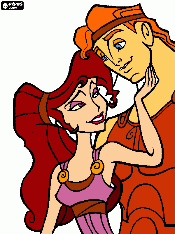 People do crazy things . . . . when they're in love. coloring page