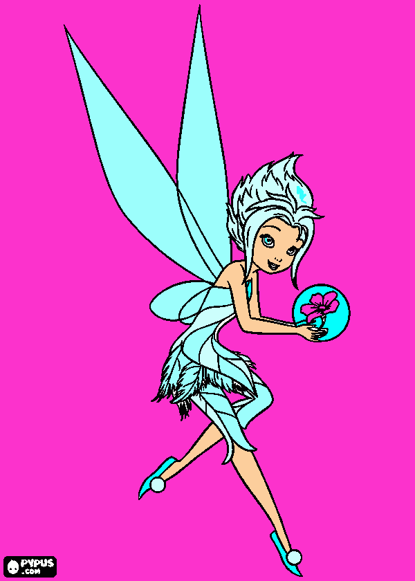 Periwinkle coloring page