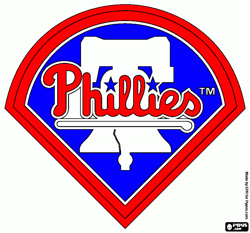 phillies coloring page