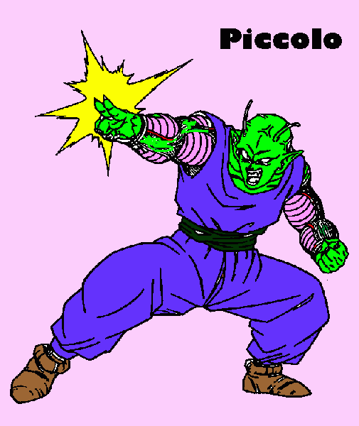 piccolo coloring page