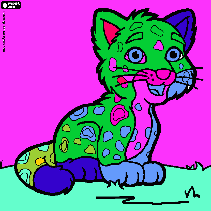 Picture painted for you! coloring page