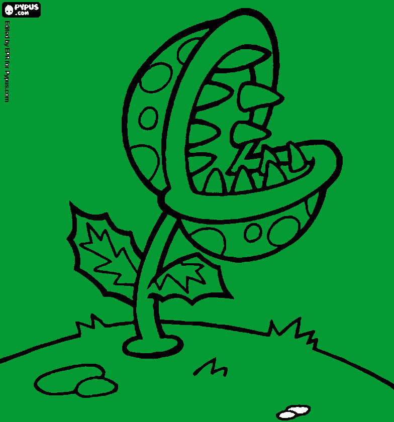 plant coloring page