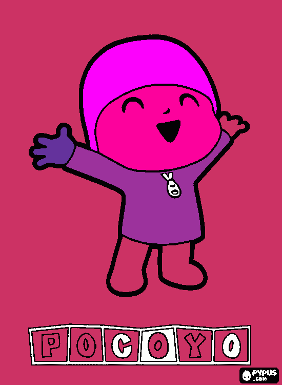 Poco YO coloring page