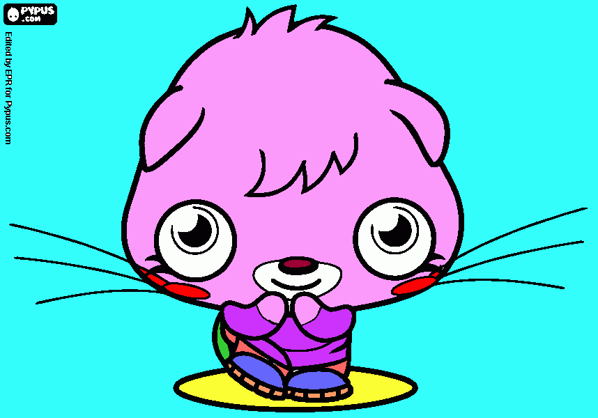 Poppett coloring page