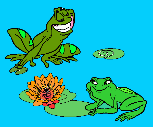 princess and the frog coloring page