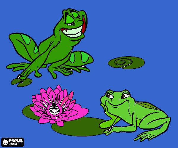 Print (Princess and the Frog) coloring page