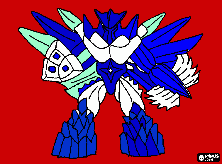 Prvokrilac coloring page