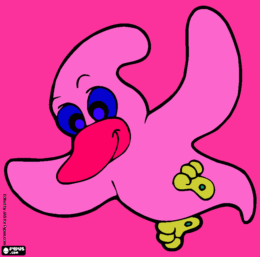 PTEROSAUR coloring page
