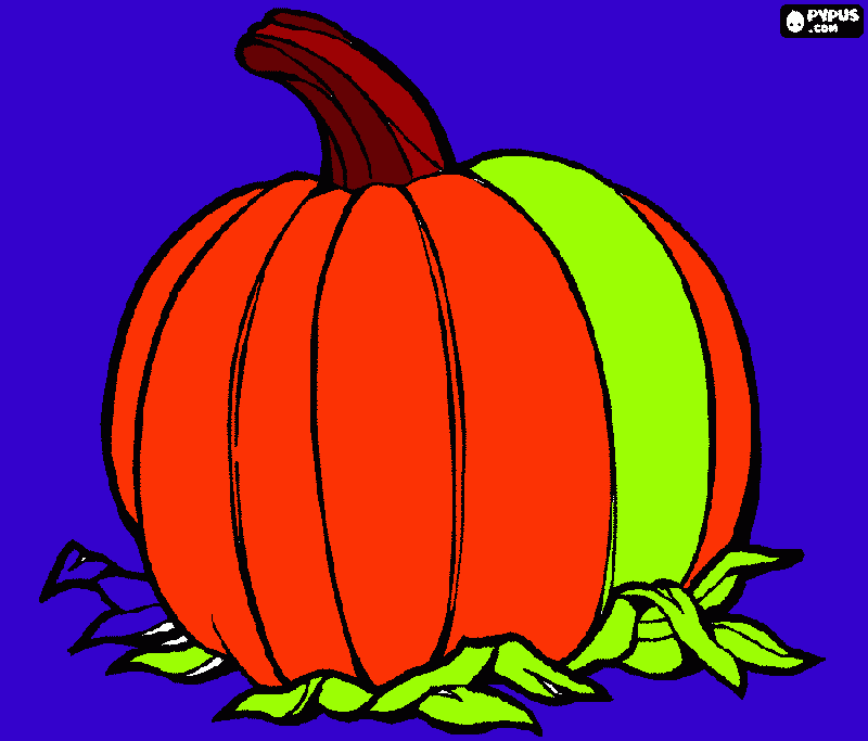 punkin coloring page