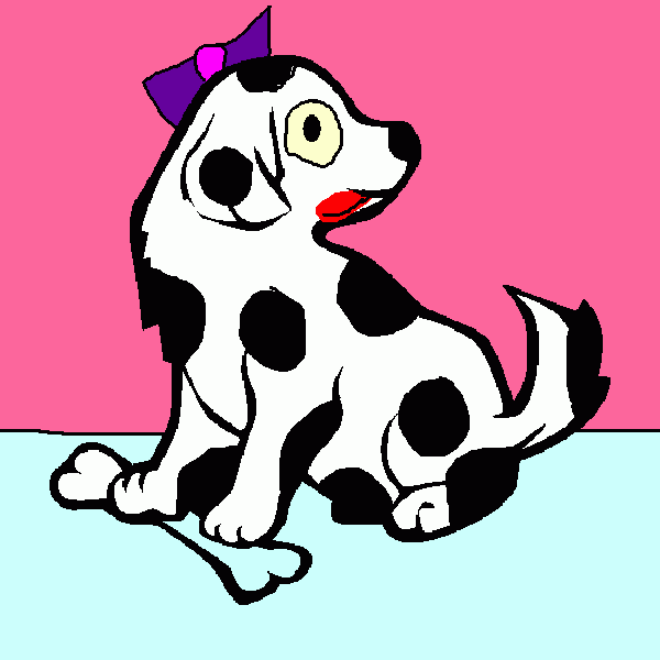 puppylove coloring page
