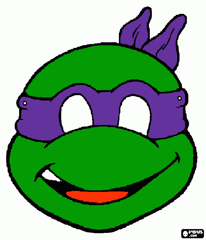 purple turtle coloring page